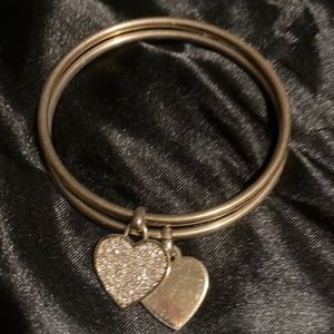 Michael Kors Heart Gold Bangle Set